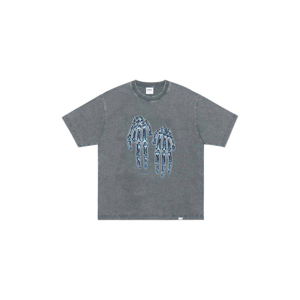 NMSS62TS31WGY NOMANUAL Metal F.S T-shirt Washed Gray