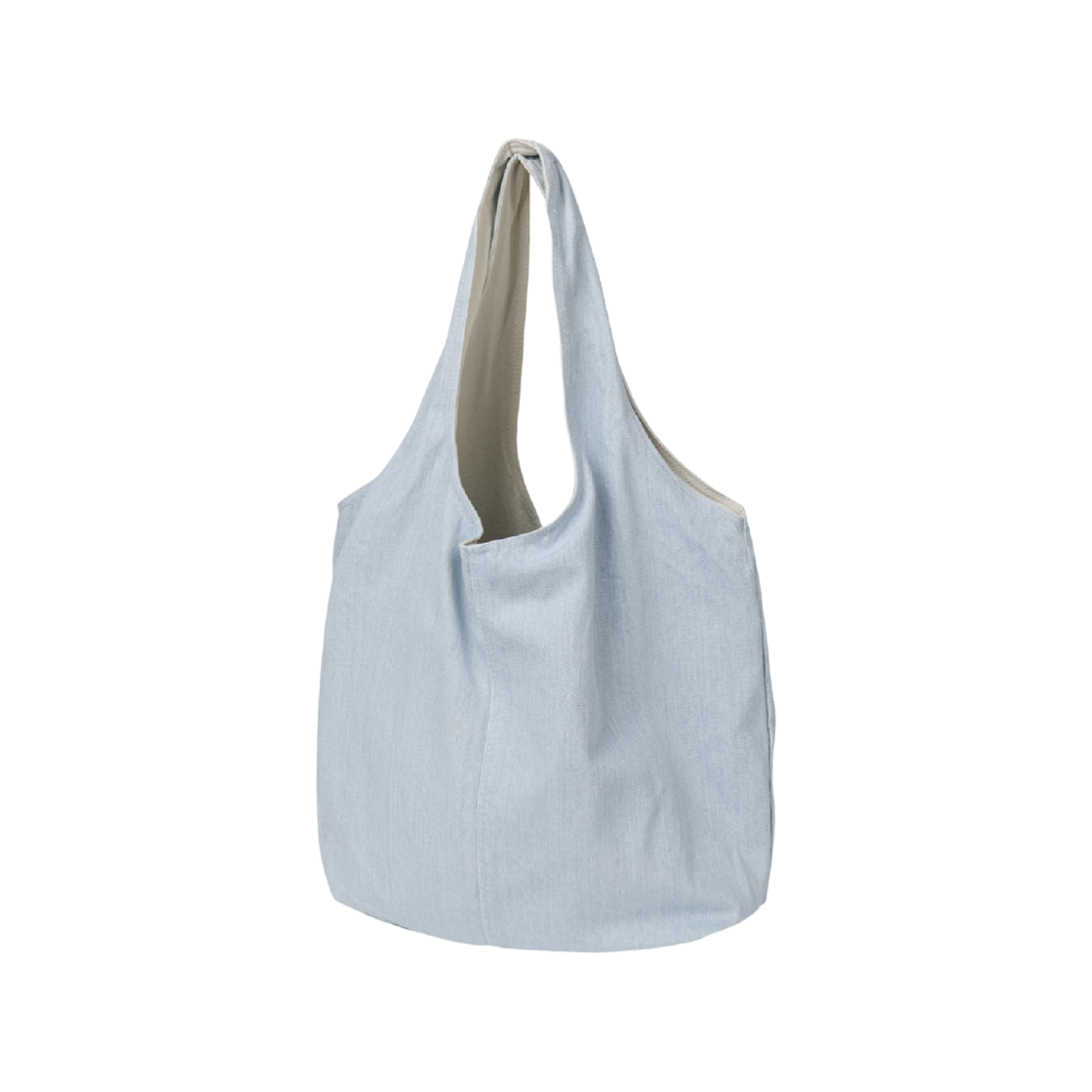 마지언타이틀 데님 플로우백 라이트블루(MAZIUNTITLED Denim Flow Bag Light Blue)