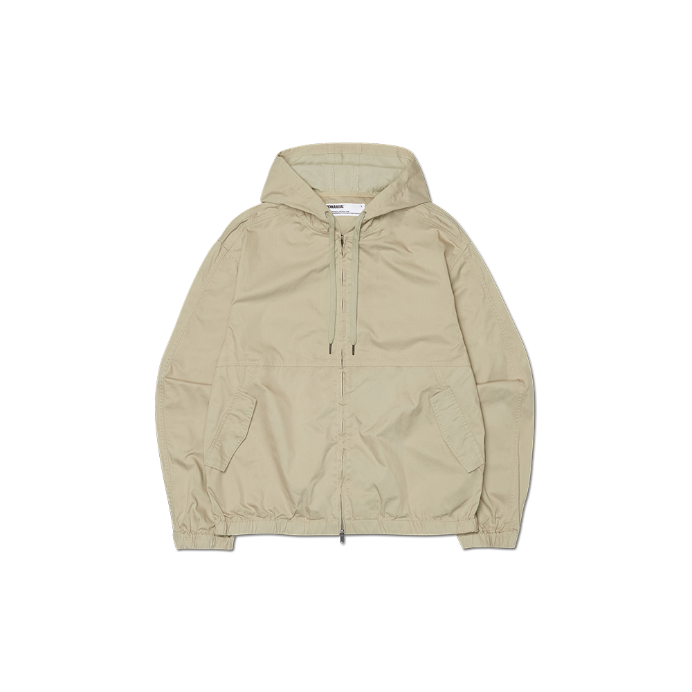 노매뉴얼 W.C 후디드 자켓 블리치드 베이지(NOMANUAL W.C Hooded Jacket Beige)