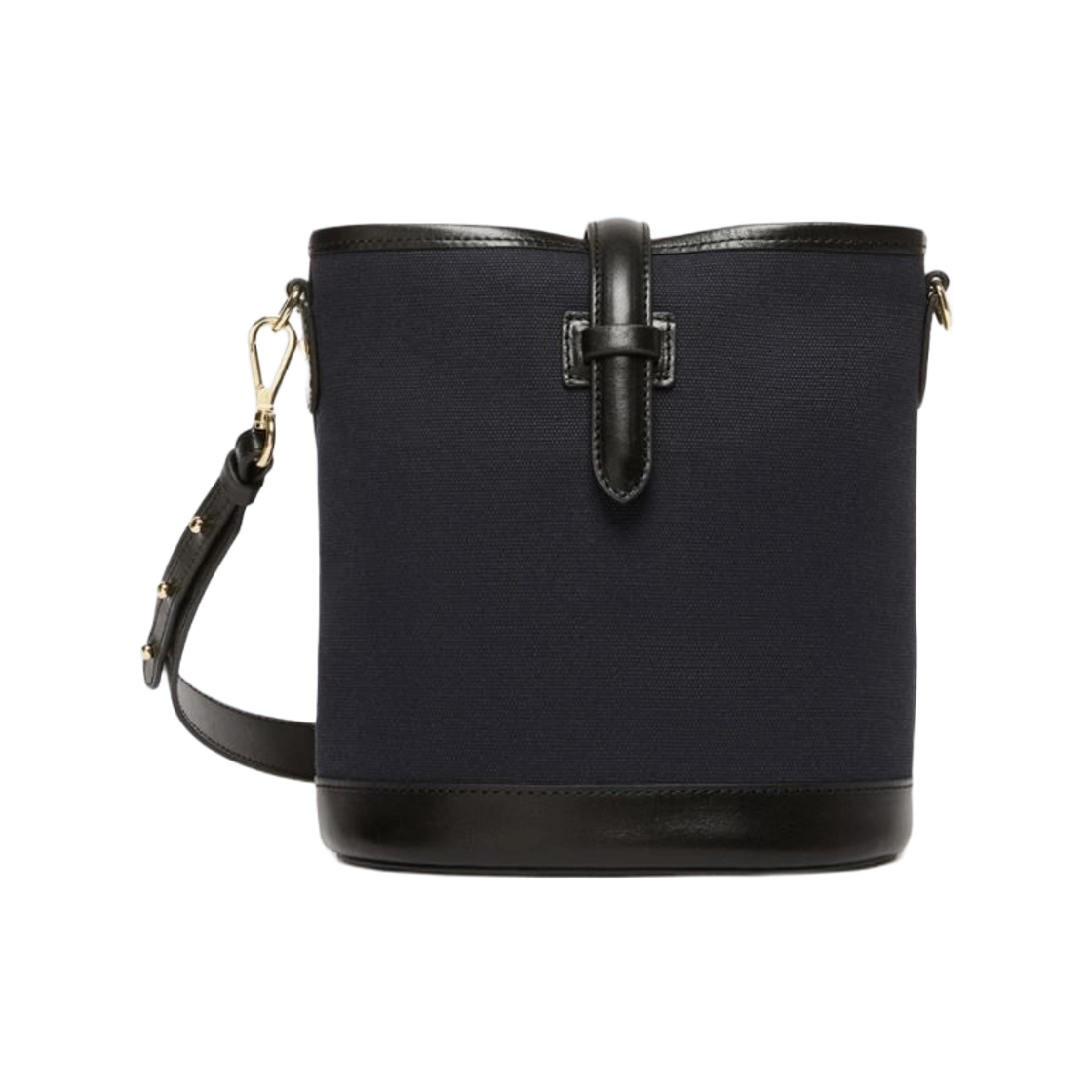 위켄드 막스마라 바사이오 스몰 캔버스 레더 버킷백 울트라마린(Weekend Max Mara Vasaio Small Canvas and Leather Bucket Bag Ultramarine)