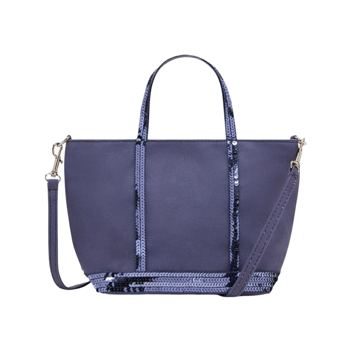 0PVE01-V40410-852 Vanessa Bruno Canvas XS Cabas Tote Pervenche