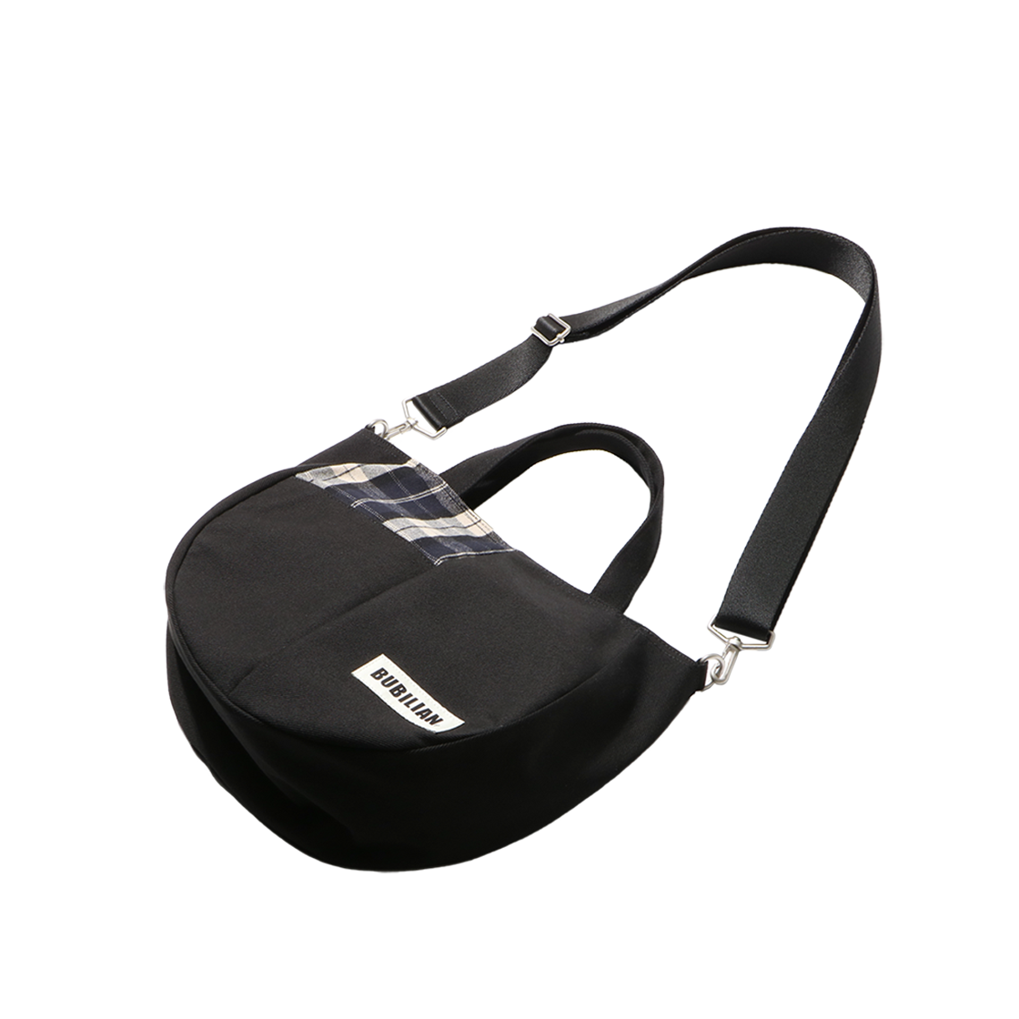 버빌리안 서큘러 크로스백 체크 블랙(Bubilian Circular Cross Bag Check Black) - 3