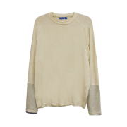 FRITUR Slim Layered T-shirt Beige