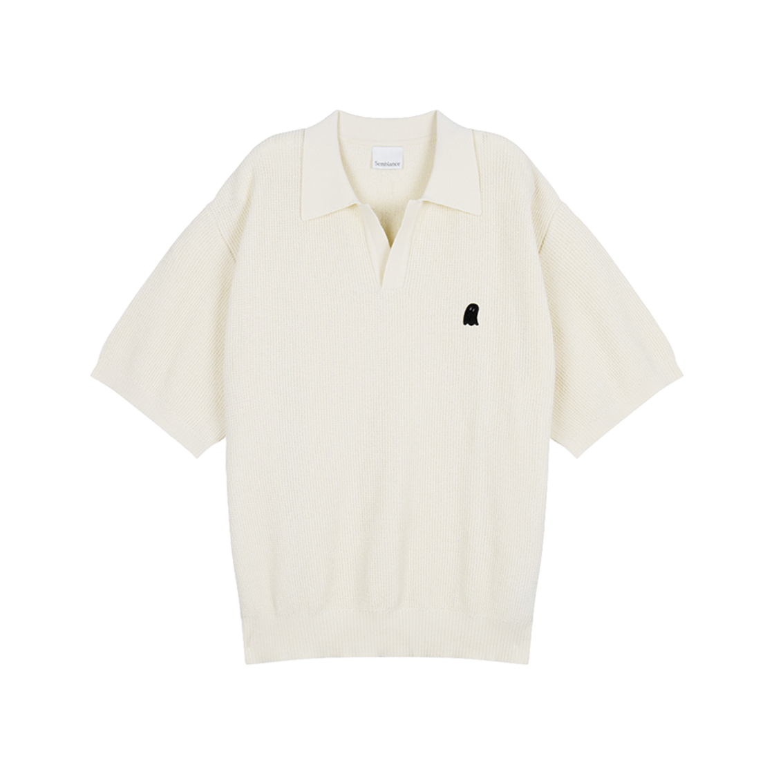 지오송지오 셈블런스 써커 오픈카라 니트 크림 ZI2KT872CR