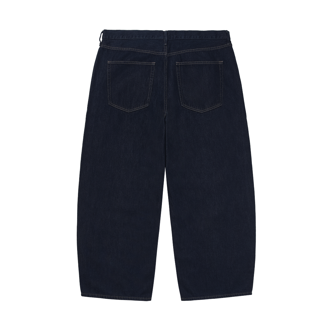 (W) 유니클로 배기 커브 진 숏 네이비((W) Uniqlo Baggy Curve Jeans Short Navy) - 2