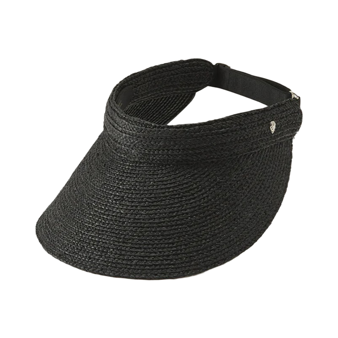 (W) 헬렌 카민스키 커스틴 라피아 브레이드 바이저 차콜((W) Helen Kaminski Kirsten Raffia Braid Visor Charcoal) - 1