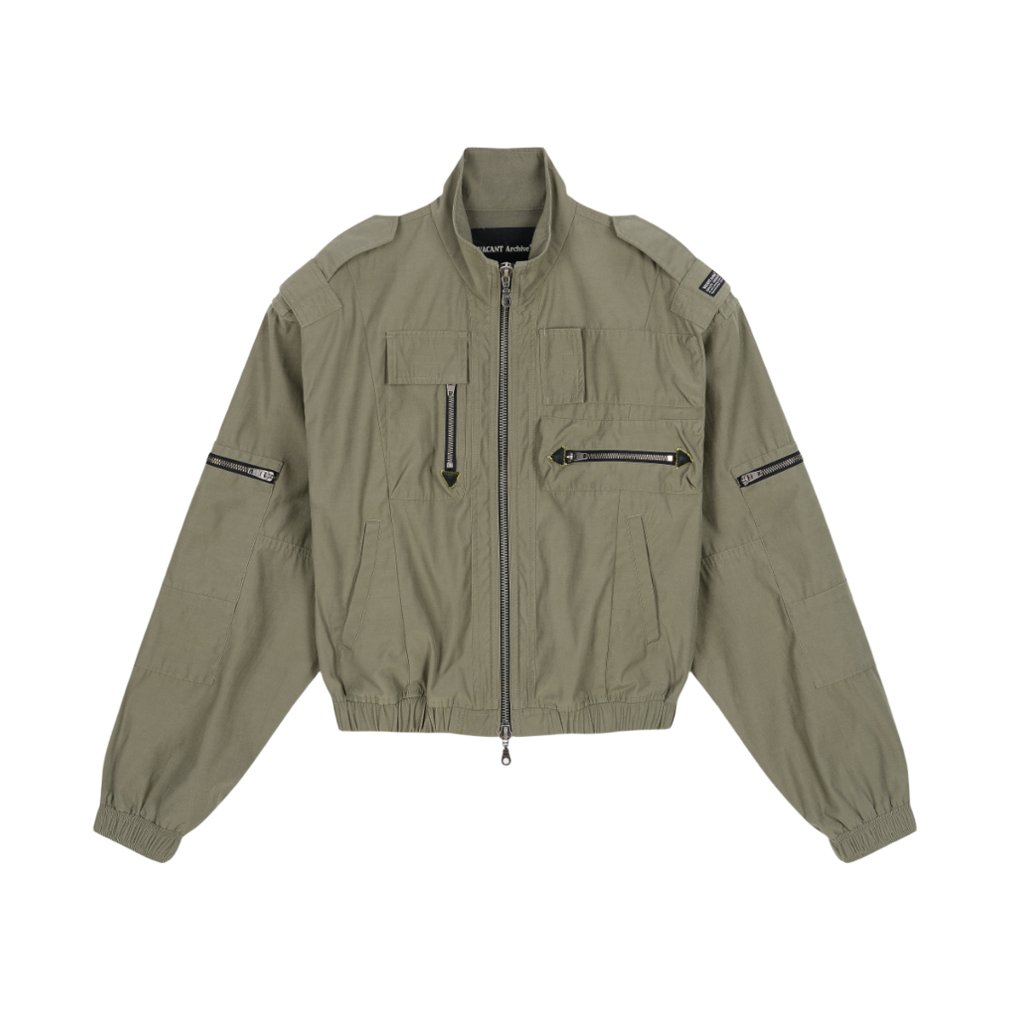 베이컨트 아카이브 우먼 자카 봄버 재킷 카키(Vacant Archive Women Zaka Bomber Jacket Khaki)