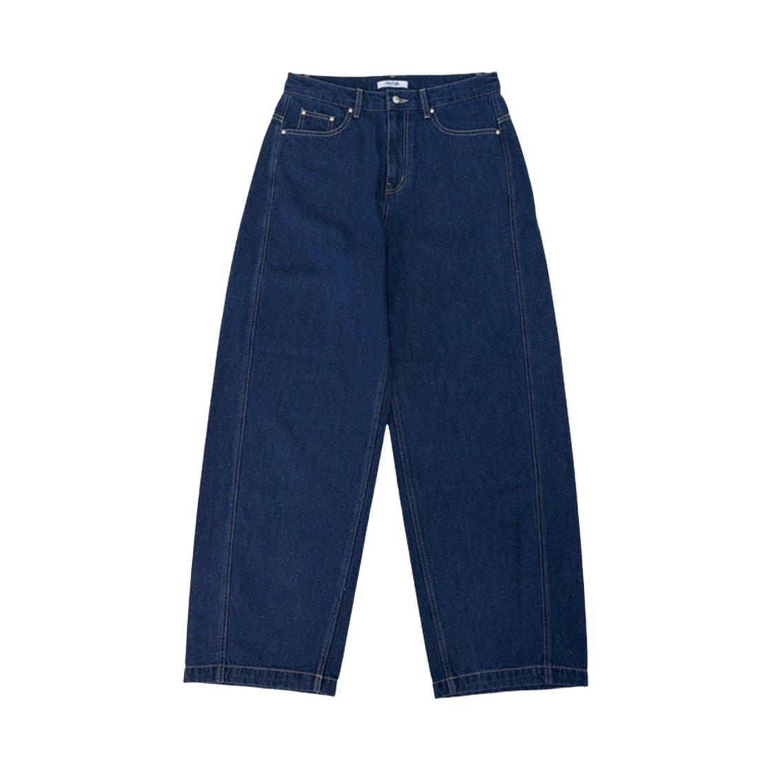 F261DE05 FRITUR Curved Pants Blue