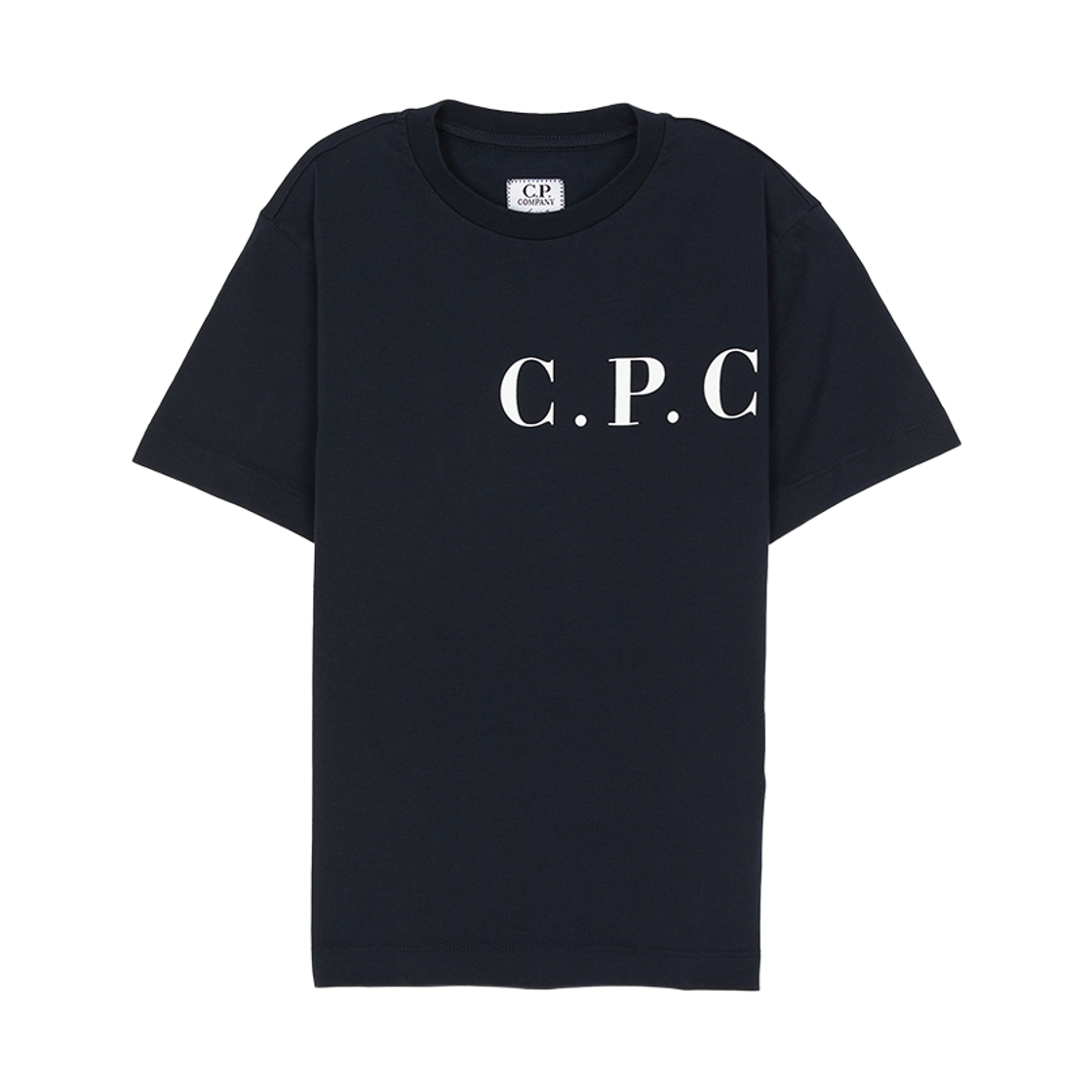 (키즈) C.P. 컴퍼니 숏슬리브 티셔츠 네이비 - 26SS((Kids) C.P. Company Short Sleeve T-Shirt Navy - 26SS) - 1