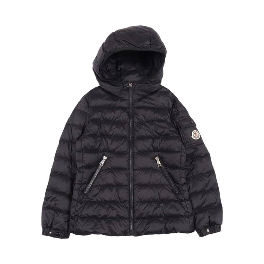 L1-954-1A00031-597YF-999 (Kids) Moncler Enfant Quilted Hooded Down Jacket Black - 26SS
