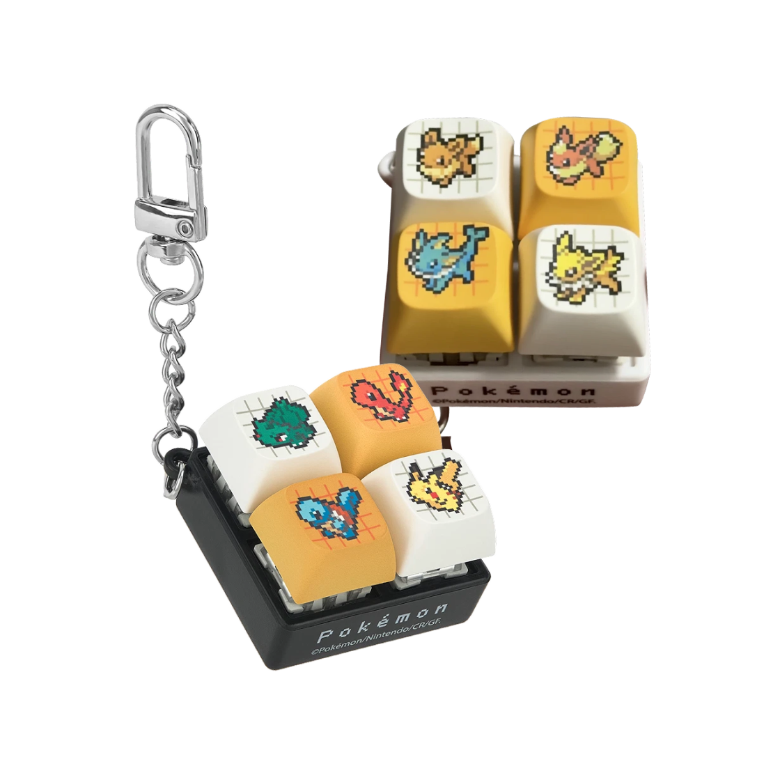 포켓몬 x 씨유 키캡 키링 포켓몬 / 이브이 세트(Pokemon x CU Keycap Keychain Pokemon / Eevee Set) - 1