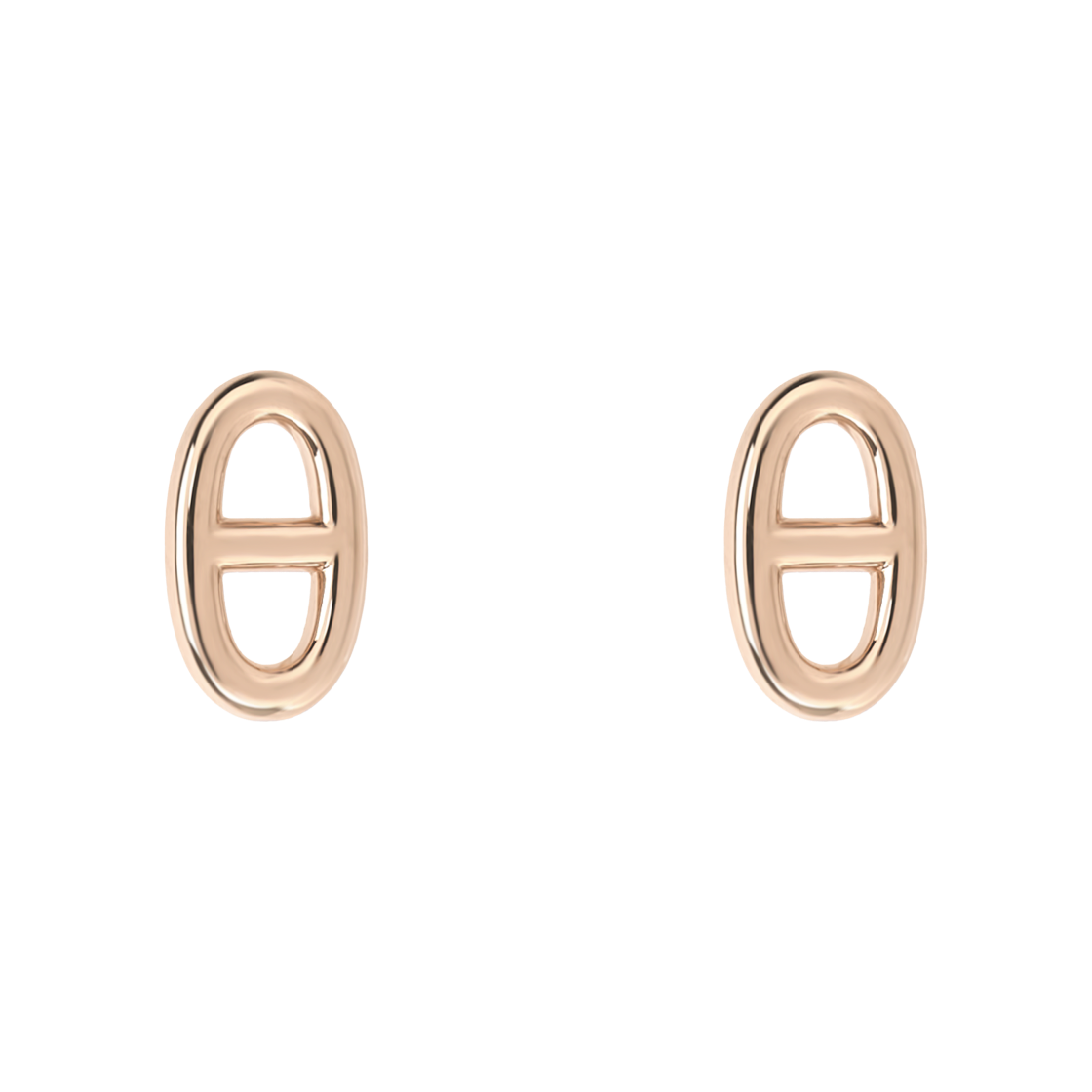 (W) 에르메스 베리 스몰 파랑돌 이어링 로즈 골드((W) Hermes Very Small Farandole Earrings Rose Gold)