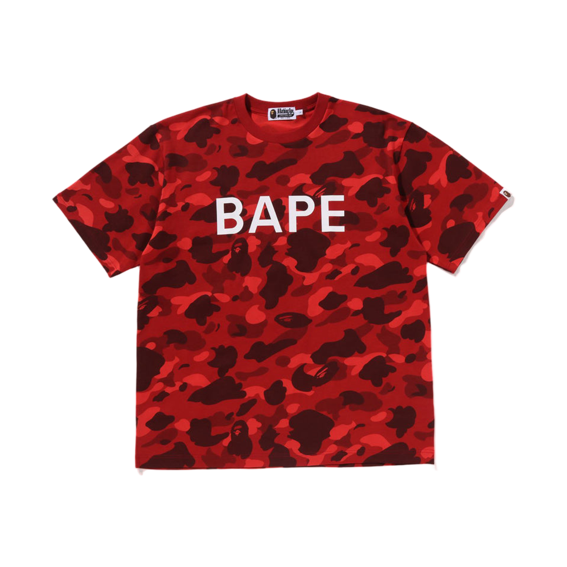 - BAPE Color Camo Bape Relaxed Fit T-Shirt Red