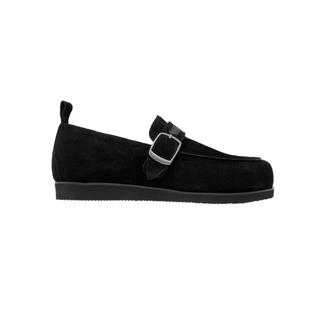 [프리오더] 폴리테루 페블 로퍼 (플레인 버전) 스웨이드 블랙([프리오더] Polyteru Pebble Loafer (Plain Ver.) Suede Black)