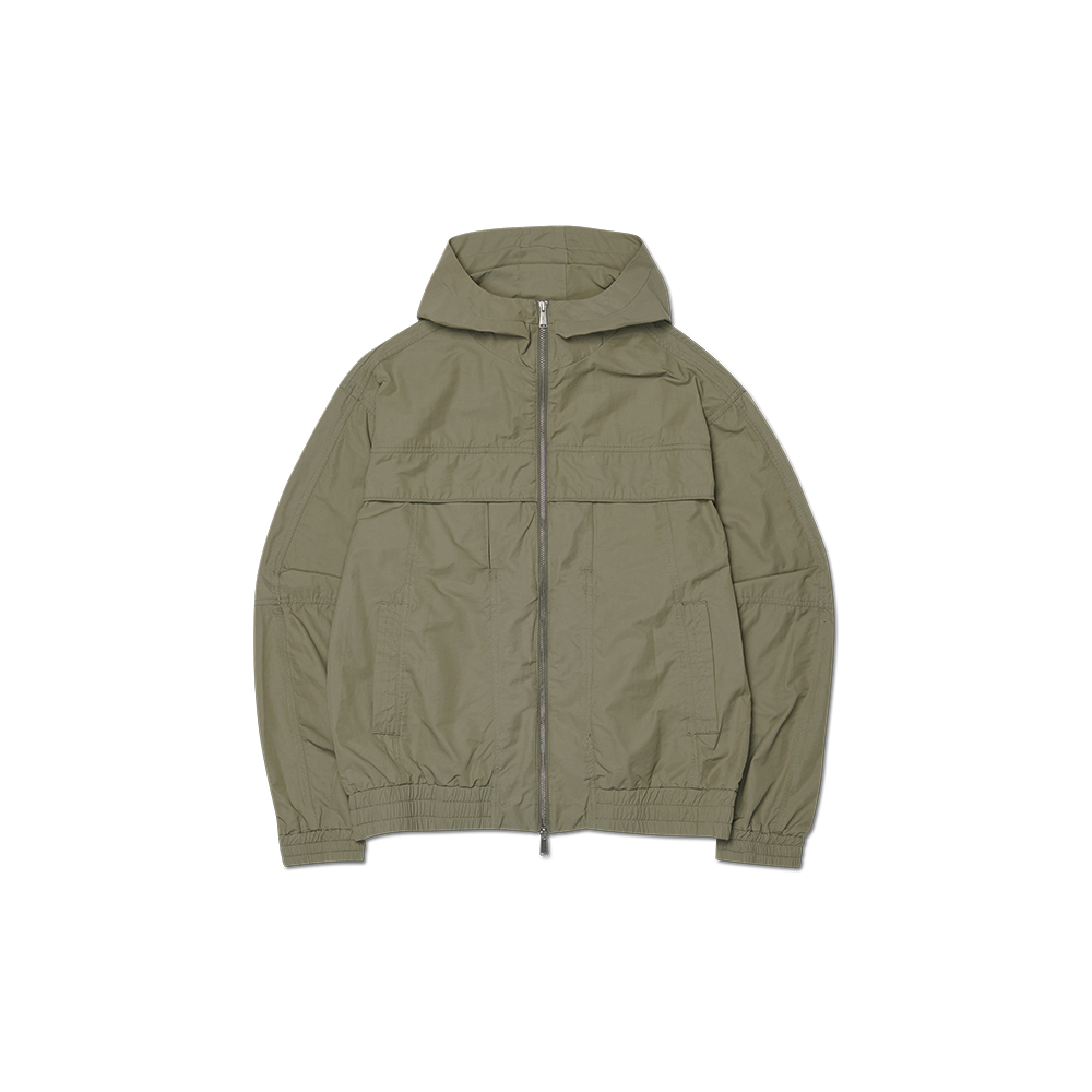 NMSS62JK08LKH NOMANUAL Slash Hooded Jacket Light Khaki