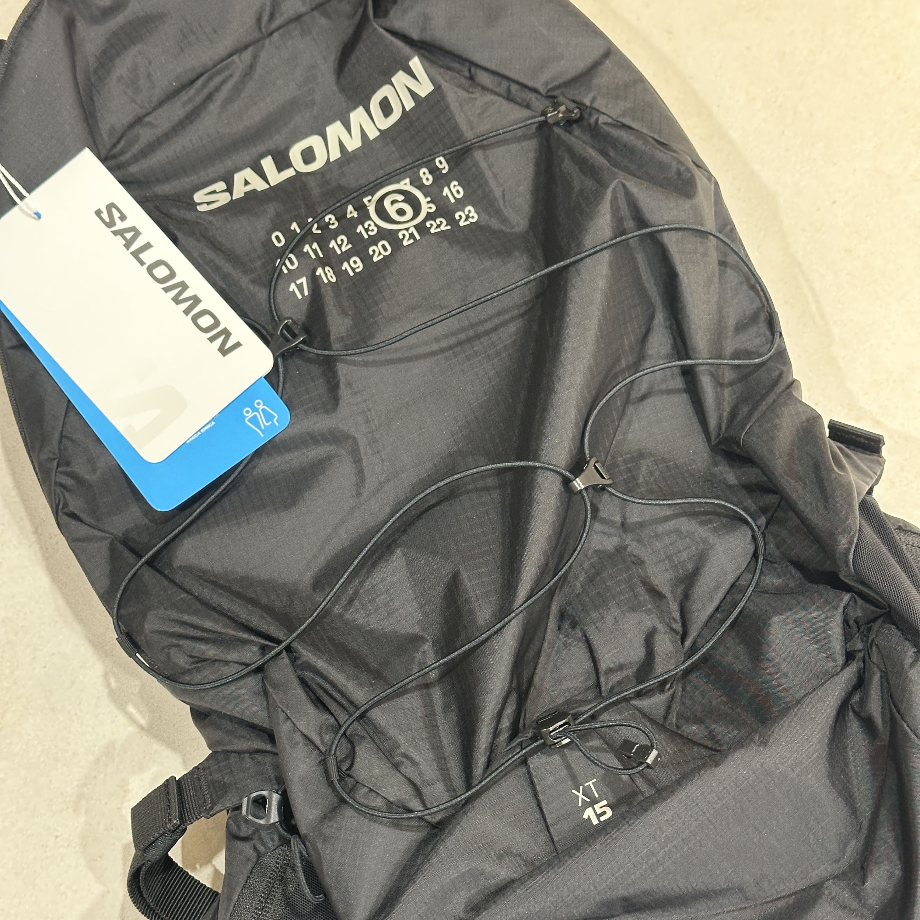 Salomon x MM6 Maison Margiela XT-15 Black 착용 스타일