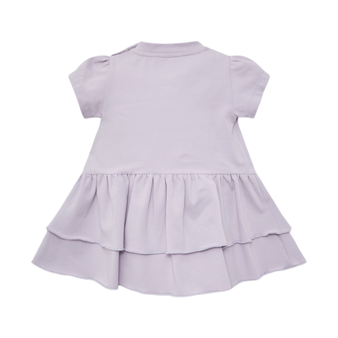 (키즈) 몽클레르 러플 코튼 드레스 라일락 - 26SS((Kids) Moncler Ruffle Cotton Dress Lilac - 26SS) - 2
