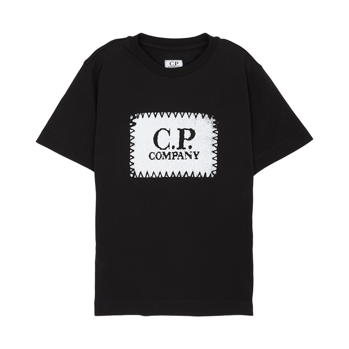 CMM00TLAA1760100 (Kids) C.P. Company Short Sleeve T-Shirt Black - 26SS
