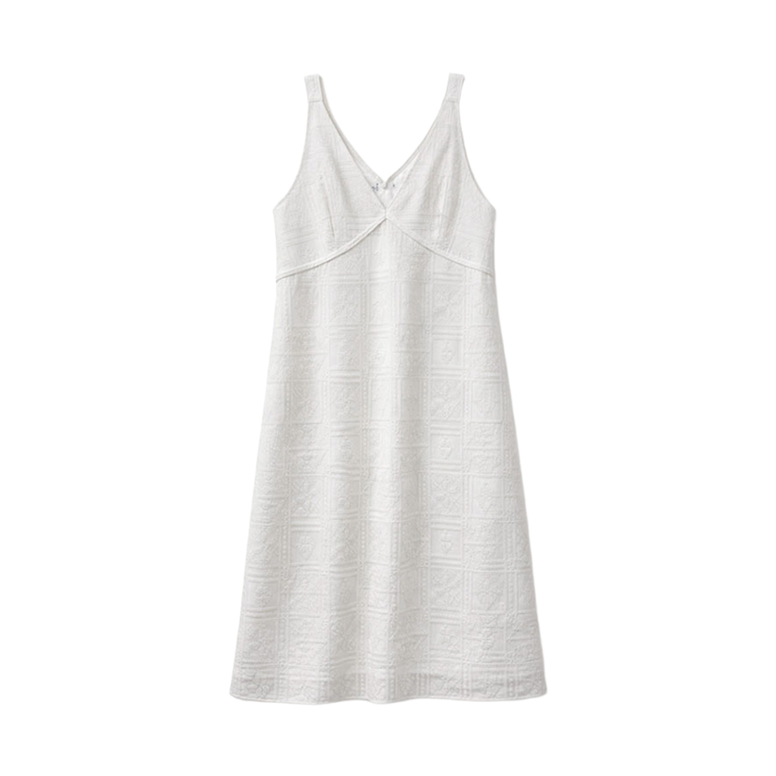 F261OP02 FRITUR Lace Bustier Dress Ivory