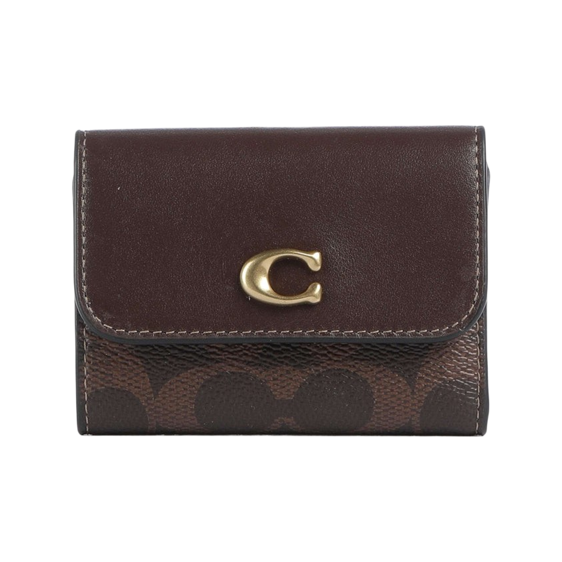 CAN48-B4MPL Coach Essential Signature Leather Wallet Maple