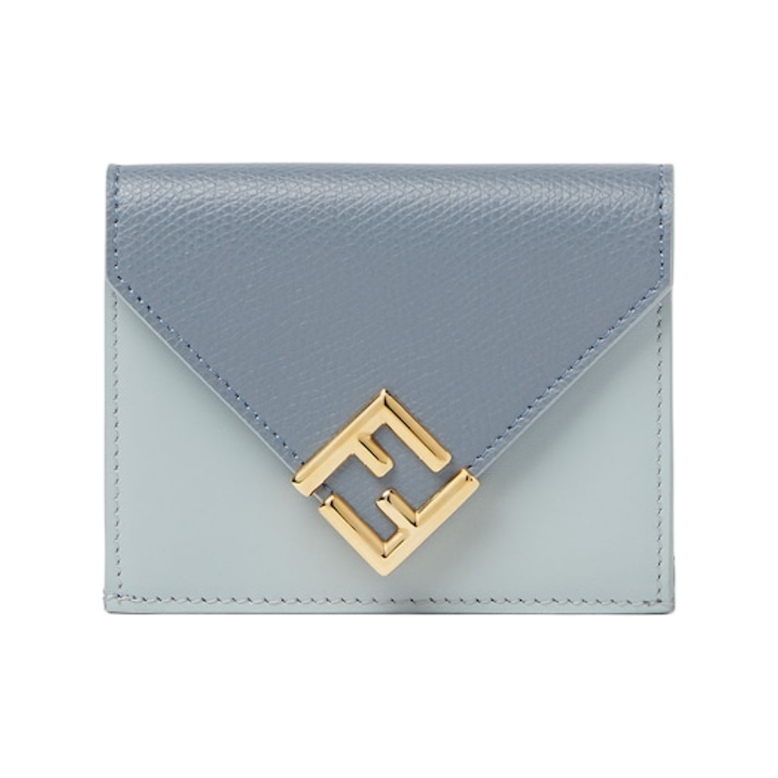 펜디 FF 다이아몬드 레더 월렛 머큐리 블루 라이트 블루(Fendi FF Diamonds Leather Wallet Mercury Blue Light Blue)
