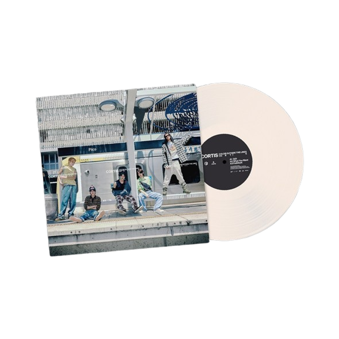 코르티스 EP 1집 컬러 아웃사이드 더 라인 LP 샌드(Cortis The 1st EP Color Outside The Lines LP Sand)