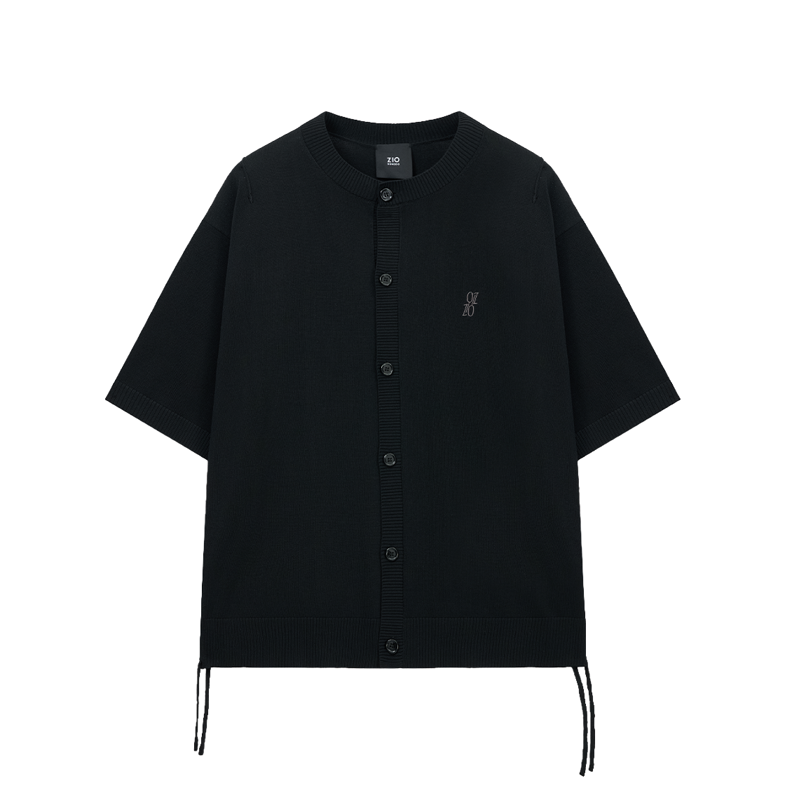 지오송지오 컬렉션 라울뒤피 엠브로이드 카라리스 가디건 블랙 BI3KT302BK