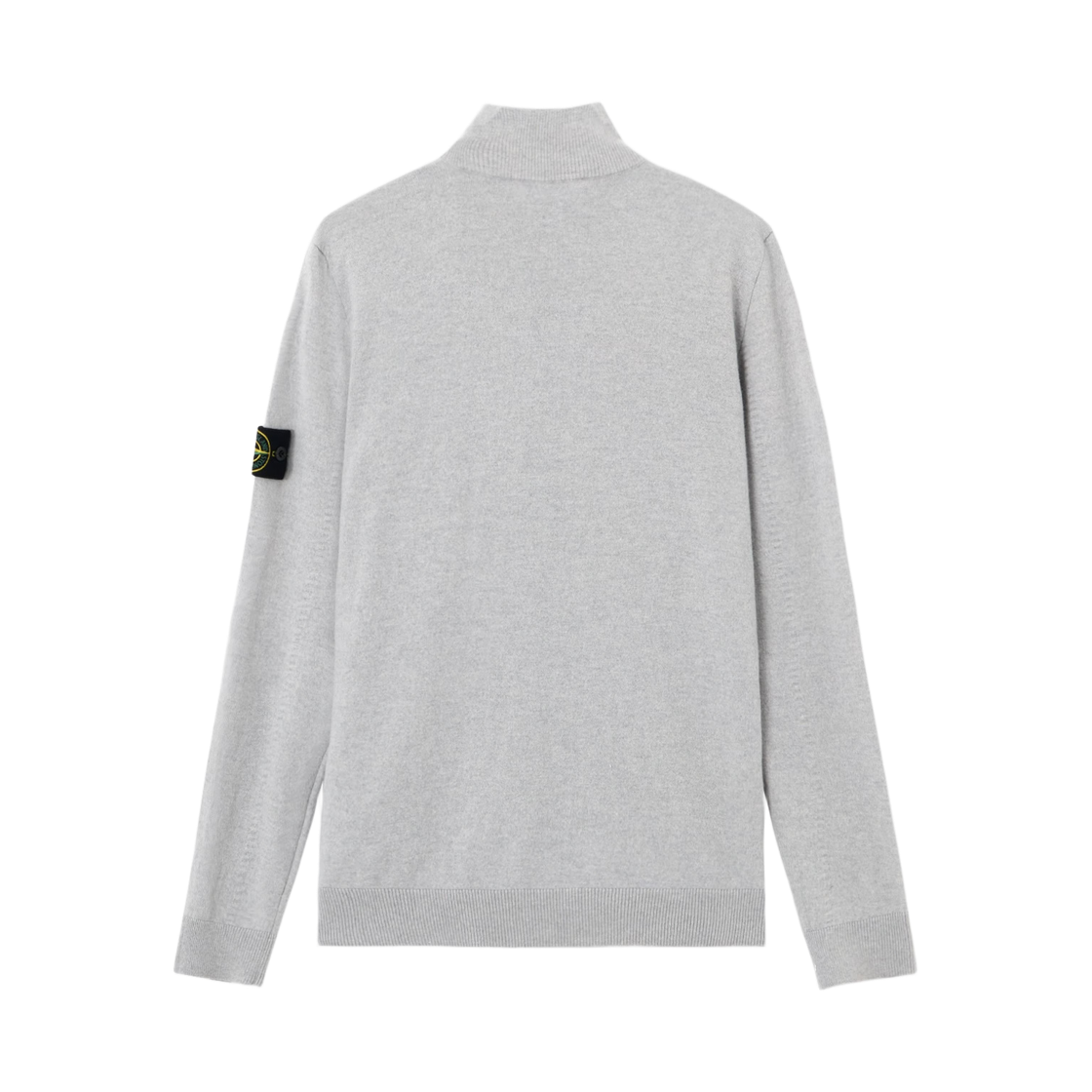 스톤 아일랜드 5100011 라이트 RWS 질롱 울 집업 롤드 엣지 트랙 자켓 펄 그레이 멜란지 - 26SS(Stone Island 5100011 Light RWS Geelong Wool Zip-Up Track Jacket with Rolled Edges Pearl Grey Melange - 26SS) - 2