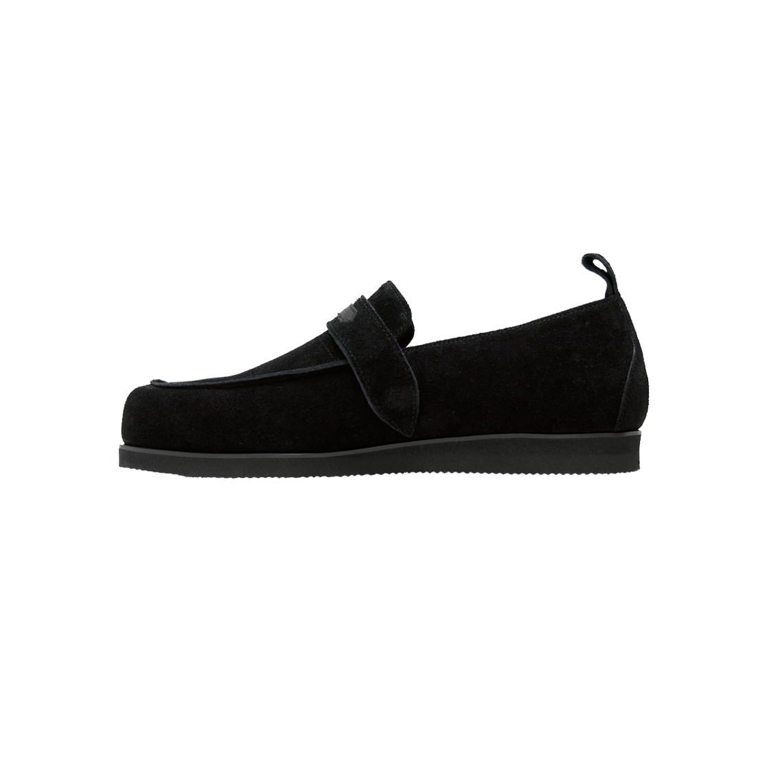 [프리오더] 폴리테루 페블 로퍼 (스티치드 버전) 스웨이드 블랙([프리오더] Polyteru Pebble Loafer (Stitched Ver.) Suede Black) - 2
