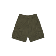 NOMANUAL Washed Cargo Shorts Olive