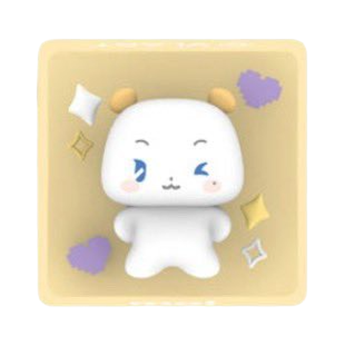 플레이브 므메미무 베이비 포인트 레진 키캡 뫄(Plave MMMM Baby Point Resin Keycap Moi) - 1