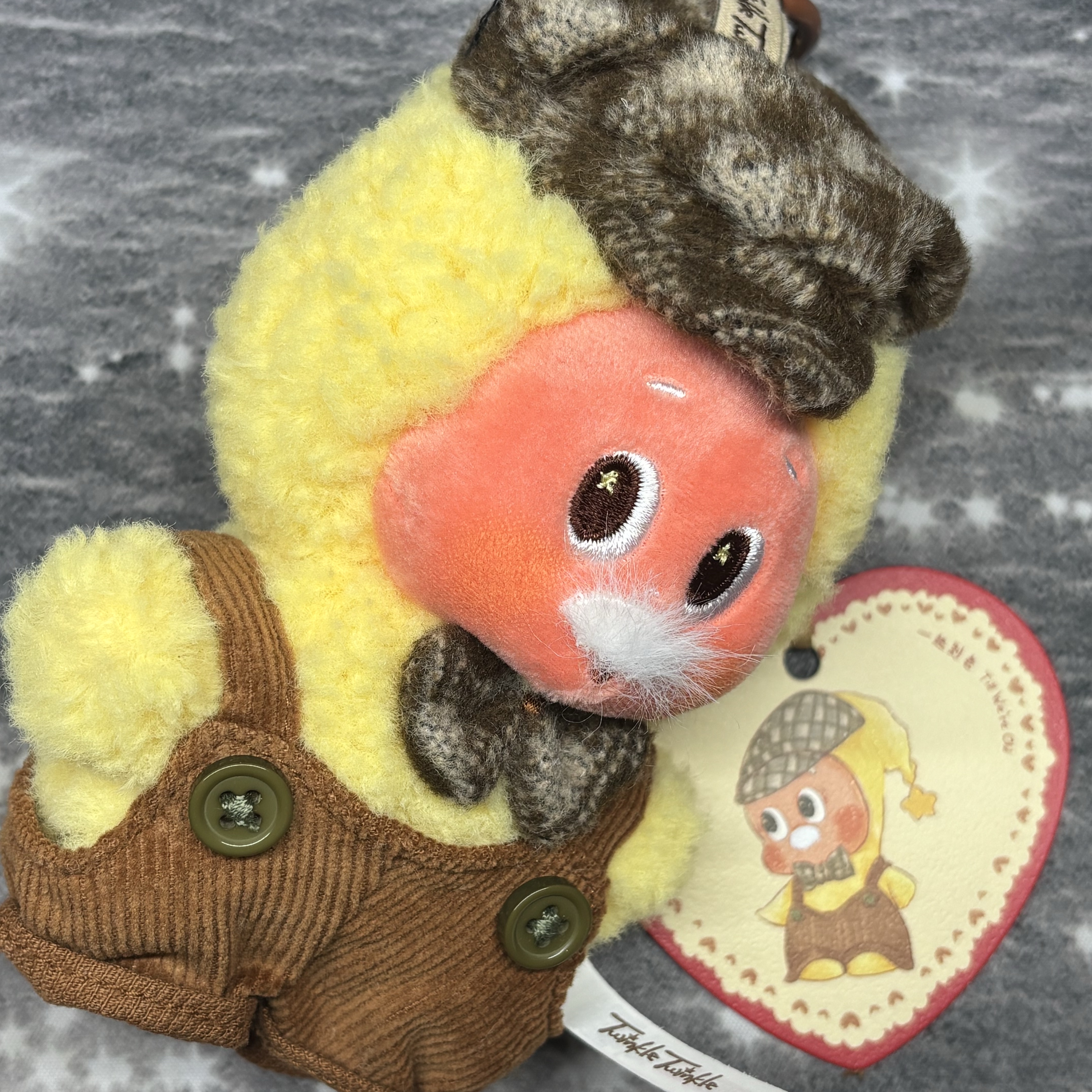 Pop Mart Twinkle Twinkle Crush On You Series Plush Pendent Till We're Old (Opened Case) 착용 스타일