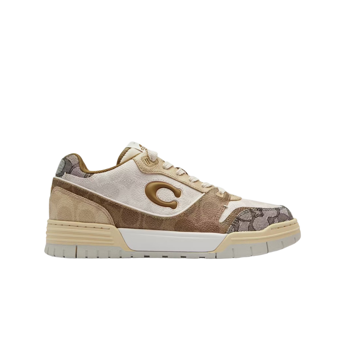 (W) 코치 시그니처 소호 스니커즈 멀티컬러((W) Coach Soho Sneakers in Signature Multicolor)