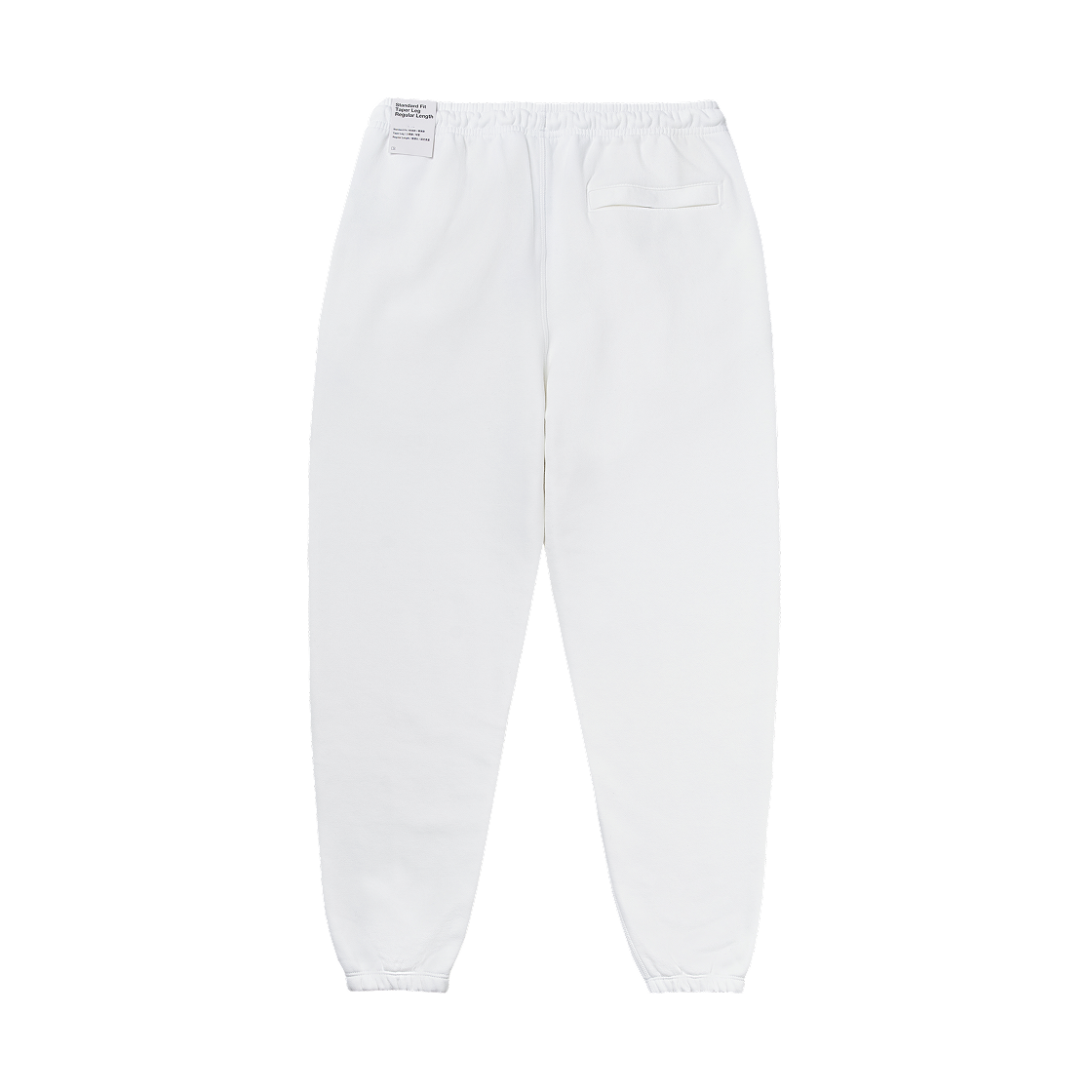 나이키 클럽 플리스 커프드 트라우저 화이트 세이프티 오렌지 - 아시아(Nike Club Fleece Cuffed Trousers White Safety Orange - Asia) - 2