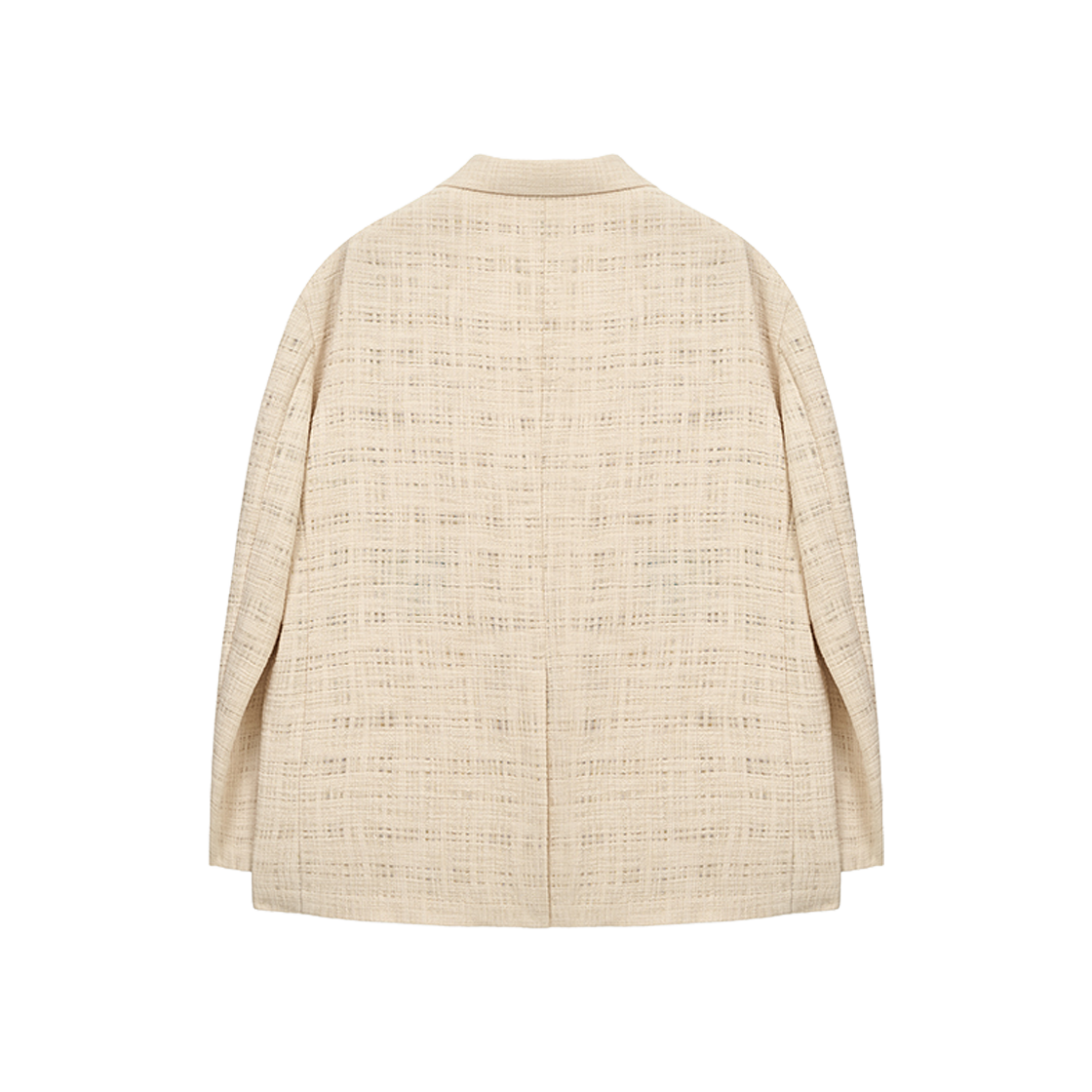 지오송지오 컬렉션 트위드 오버드롭 자켓 아이보리 BI2JK255IV(ZIOSONGZIO COLLECTION Tweed Overdrop Jacket Ivory) - 2