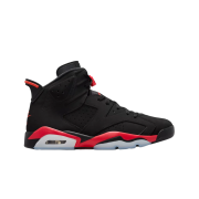 Jordan 6 Retro Infrared Salesman Black and Light Crimson