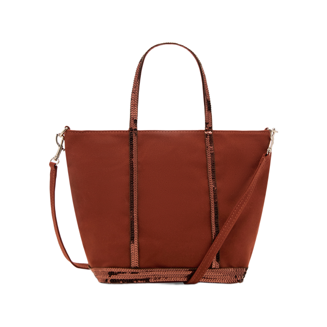 0PVE01-V40435-336 Vanessa Bruno Canvas S Cabas Tote Earth