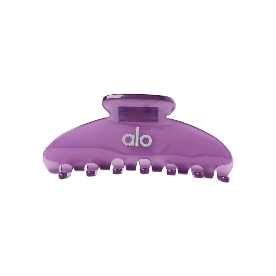 A0286W (W) Alo Yoga 90's Claw Clip Plum Kiss Clear