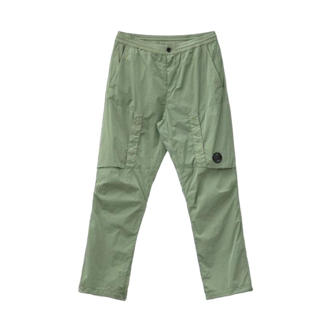 19CMPA068A005529G612 C.P. Company Stretch Sateen Ergonomic Cargo Pants Seagrass Green - 25FW