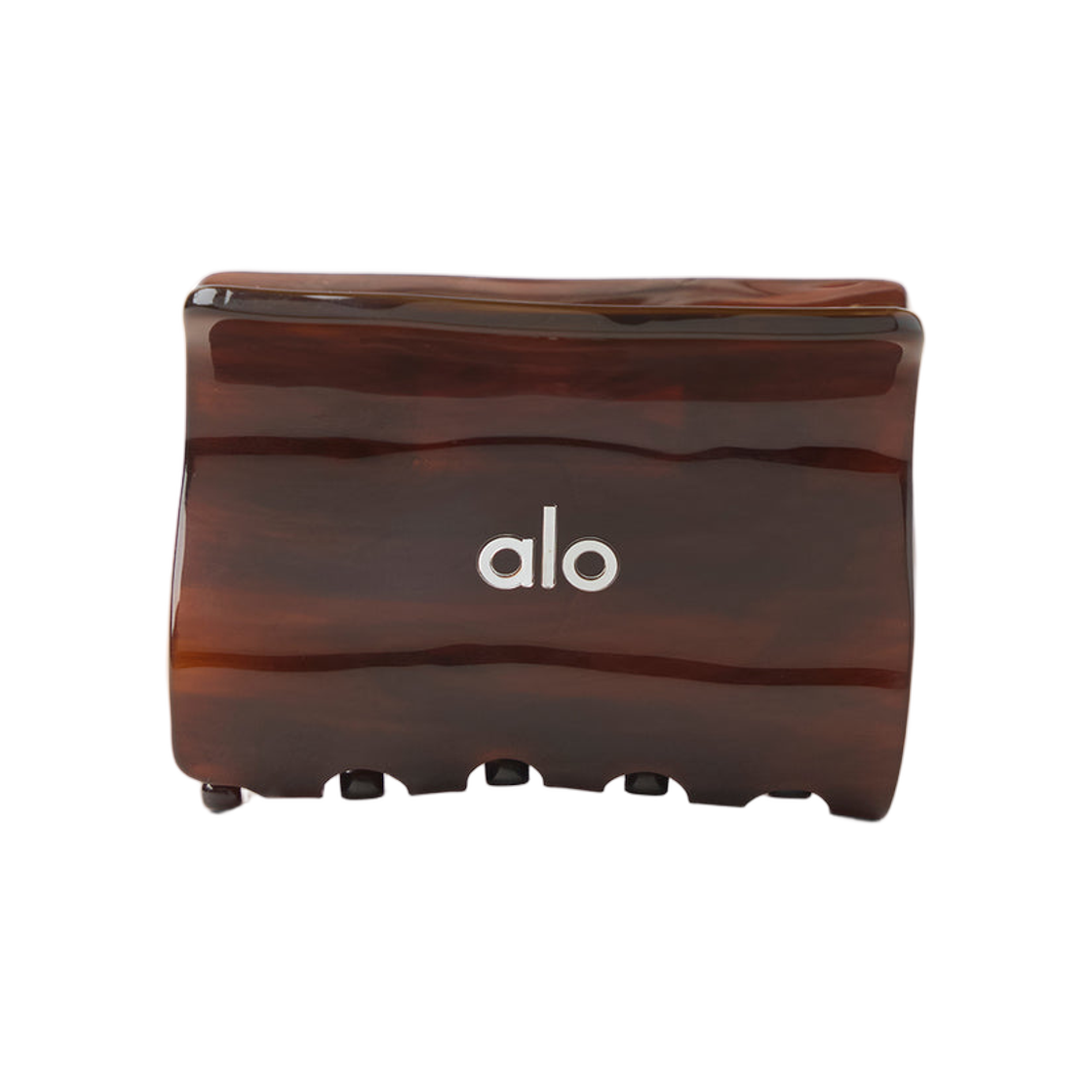 A0965U (W) Alo Yoga Effortless Claw Clip Brown Tortoise