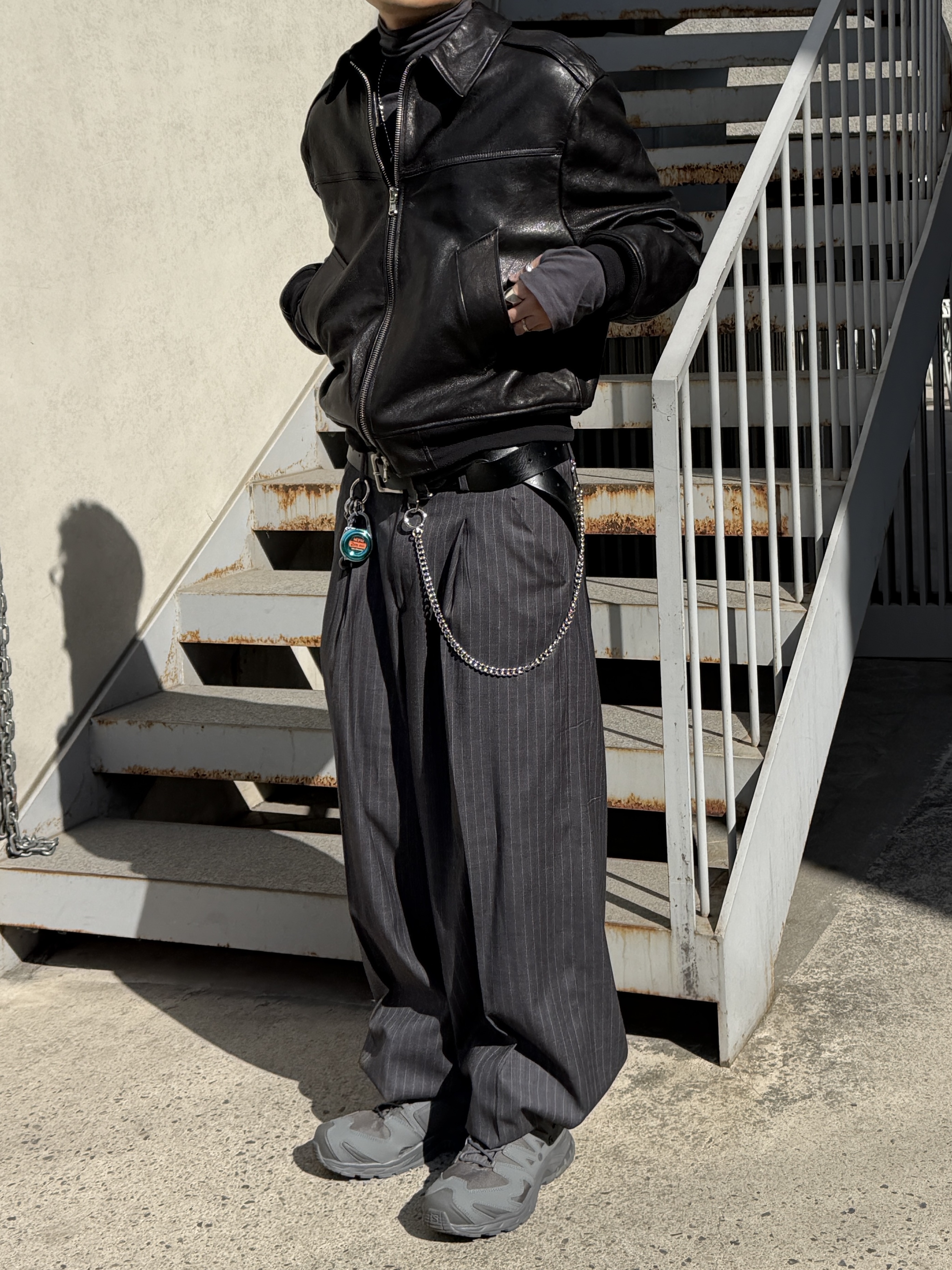 Salomon x Rier XA Jungle Castlerock 착용 스타일 - 4