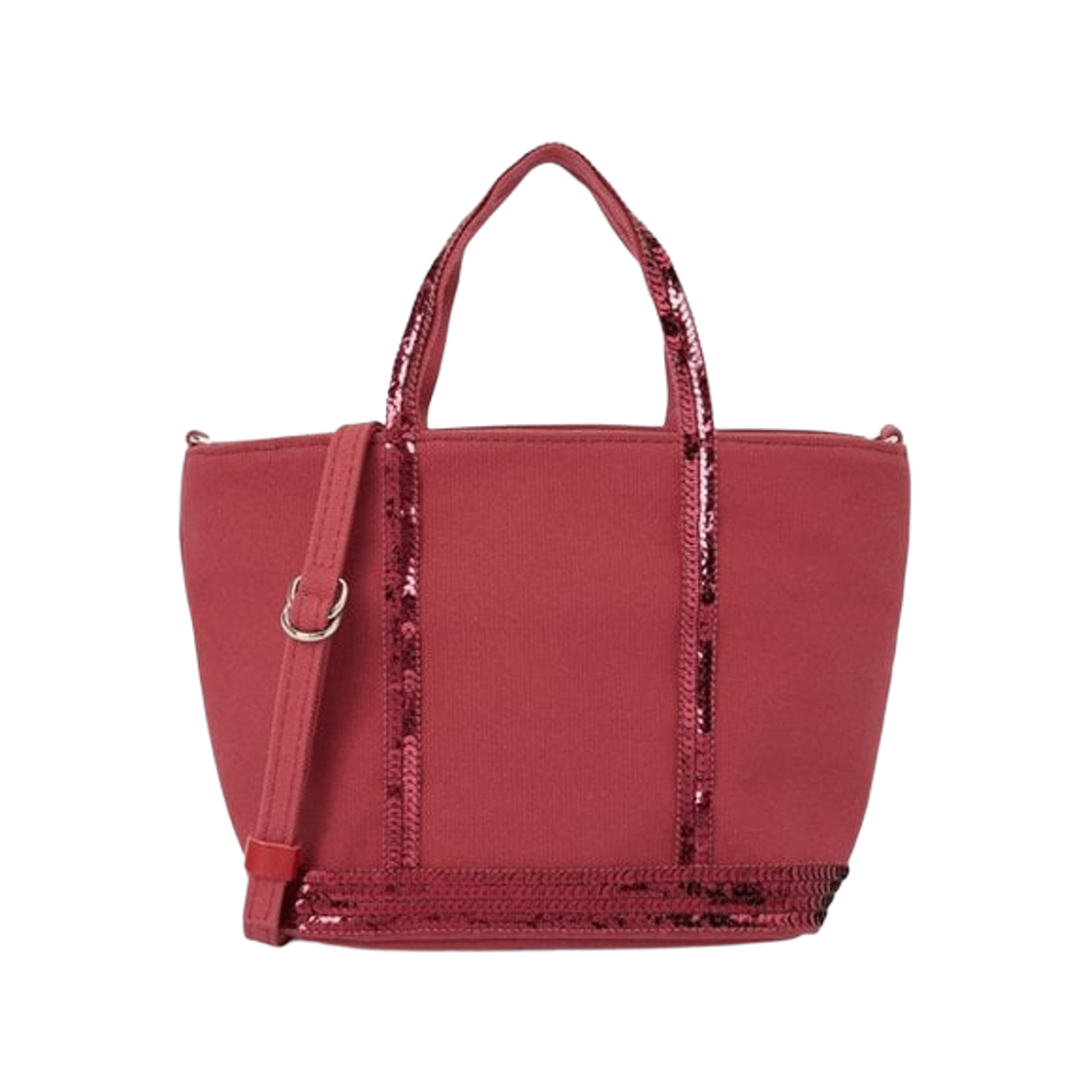 0PVE01-V40410-303 Vanessa Bruno Canvas XS Cabas Tote Red