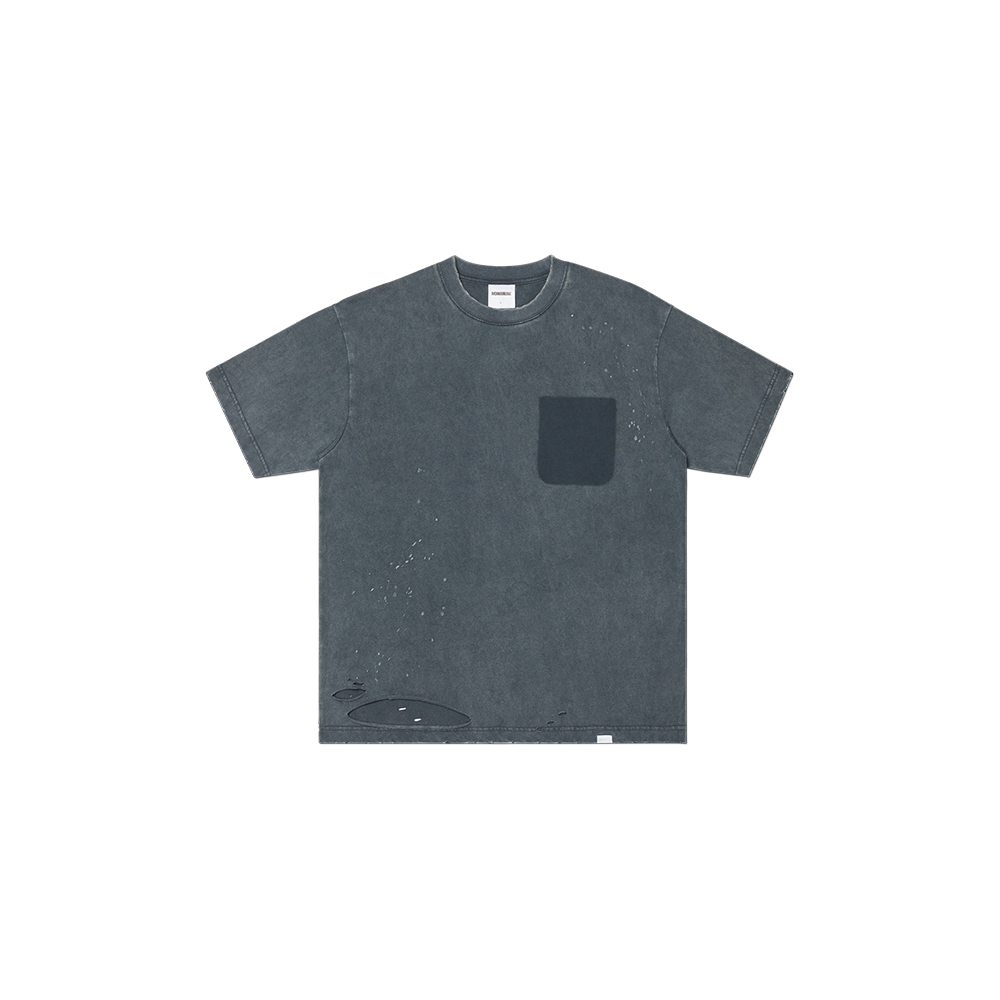 노매뉴얼 NM 빈티지 티셔츠 워시드 그레이(NOMANUAL NM Vintage T-shirt Washed Gray) - 1