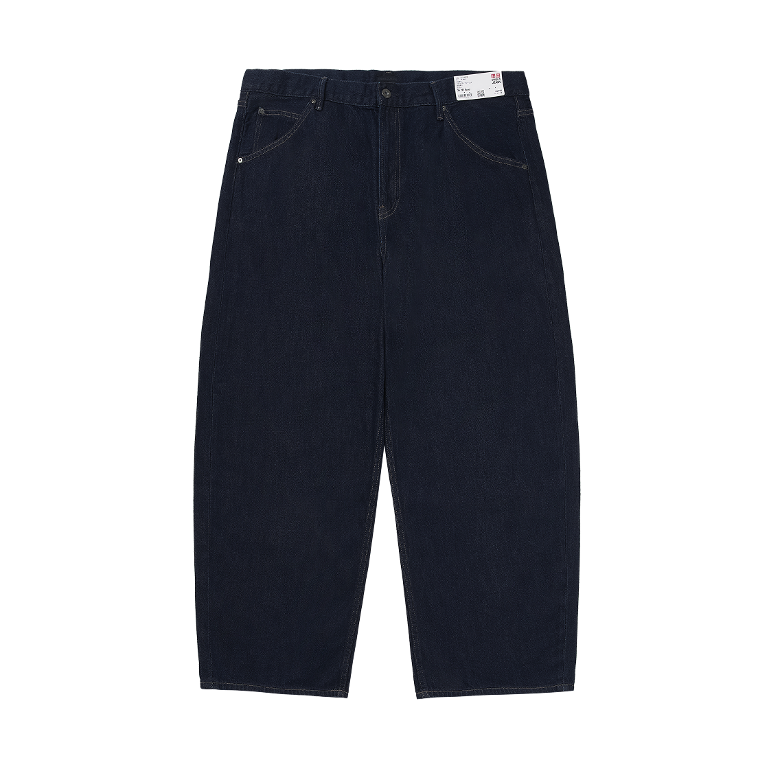 480740/484808-69 / 488701-69 / 484808-69 (W) Uniqlo Baggy Curve Jeans Short Navy