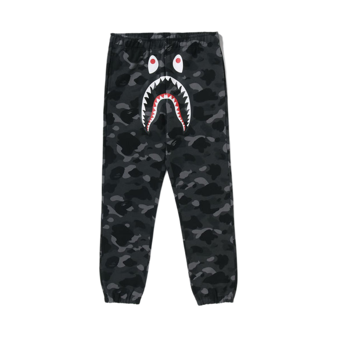 베이프 컬러 카모 샤크 스웨트팬츠 블랙(BAPE Color Camo Shark Sweatpants Black) - 1
