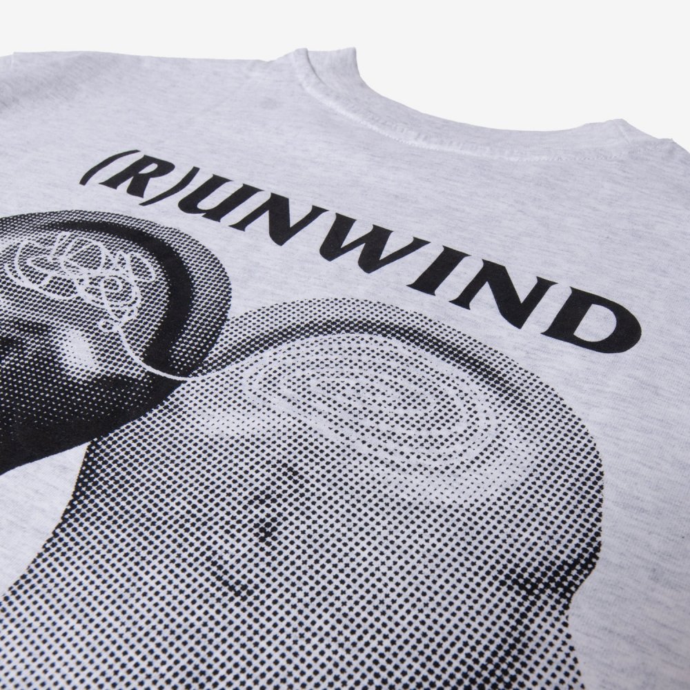 아틀라스 콜렉티프 런윈드 공용 180GSM 오가닉 티셔츠 그레이(Atlas COLLECTIF RUNWIND UNISEX 180GSM Organic Tee Grey) - 4
