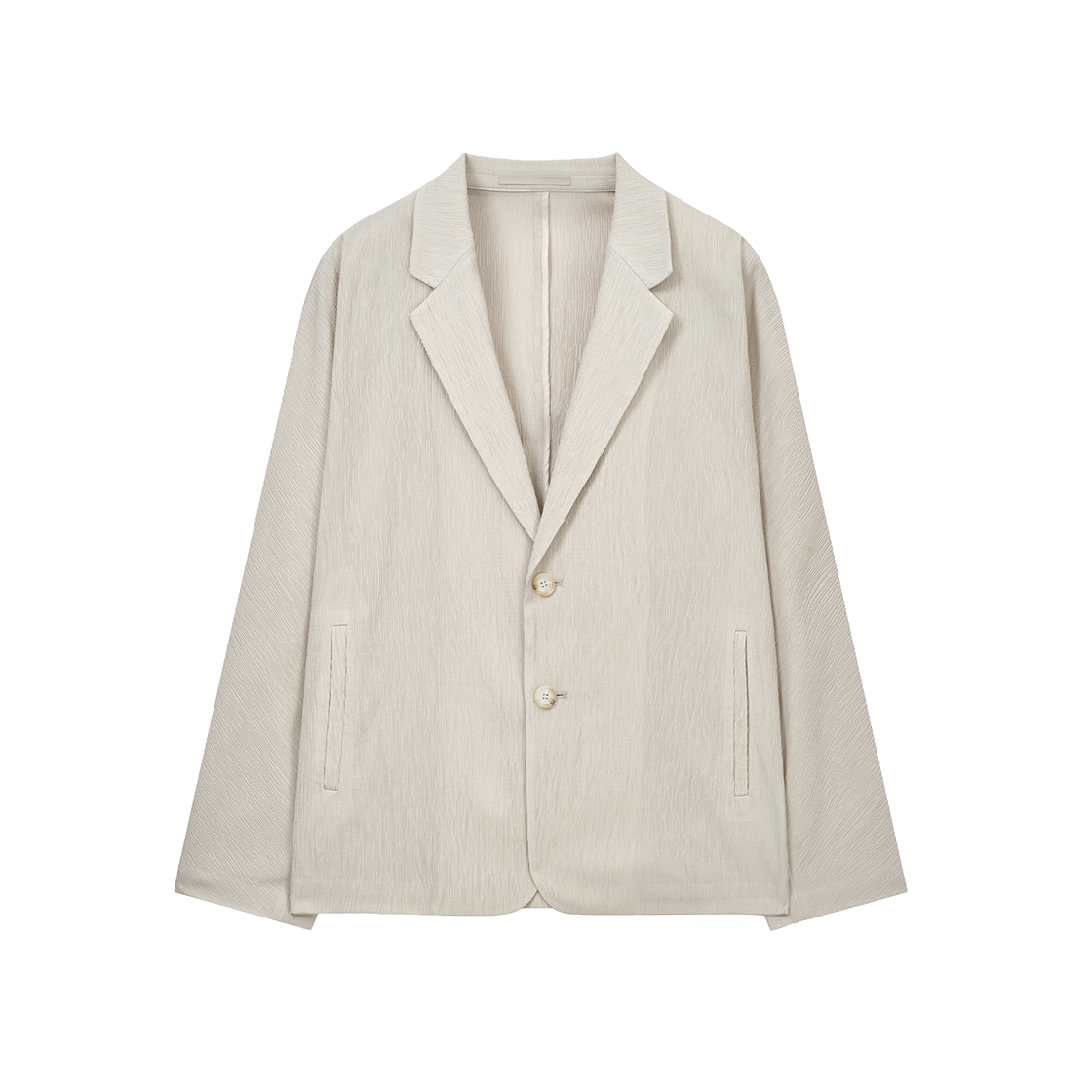 지오송지오 컬렉션 플리츠 돌먼 자켓 베이지 BI2JK270BE(ZIOSONGZIO COLLECTION Pleats Dolman Jacket Beige) - 1