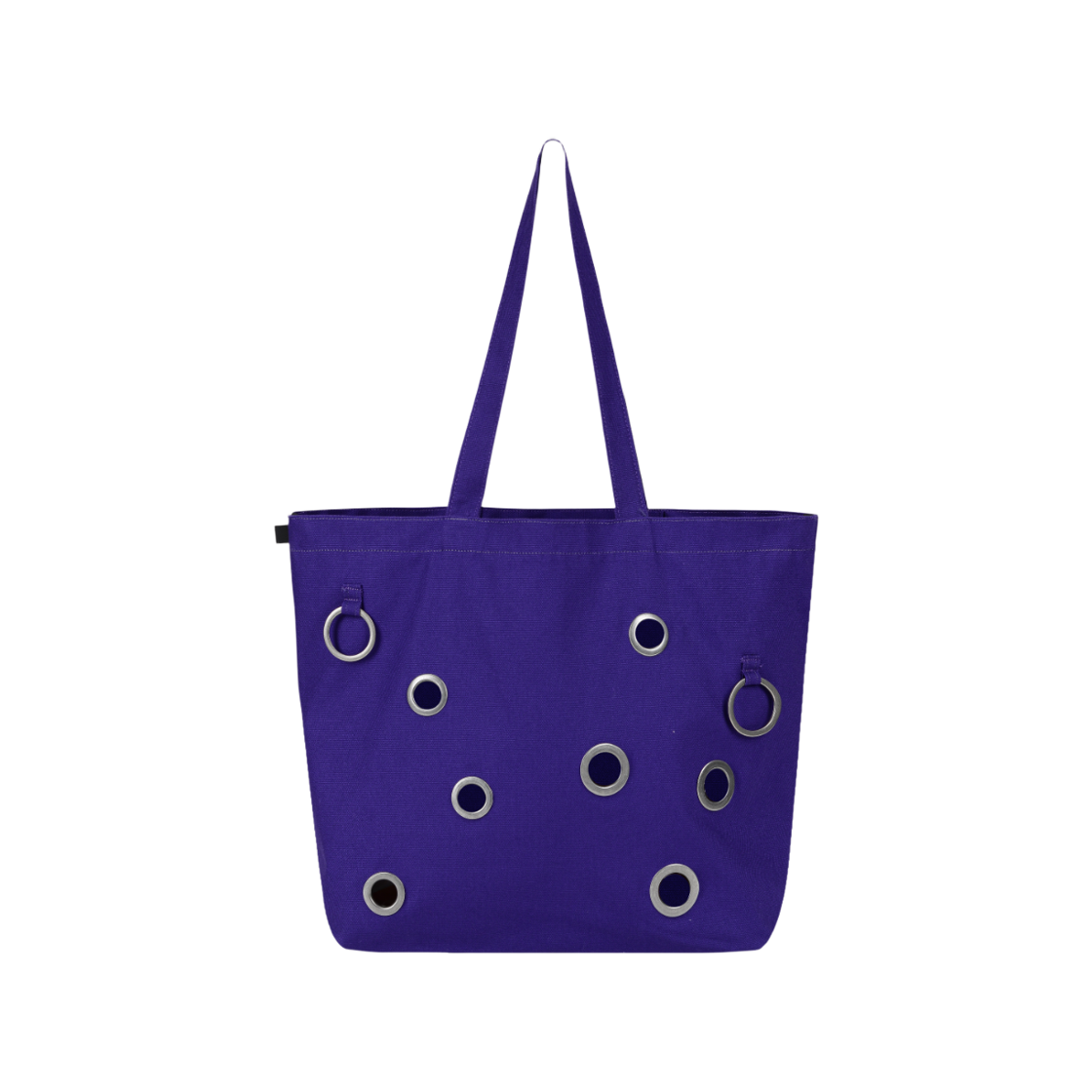 VUK61JTT001PPQQ00 Vacant Archive Lune Eyelet Tote Bag Purple