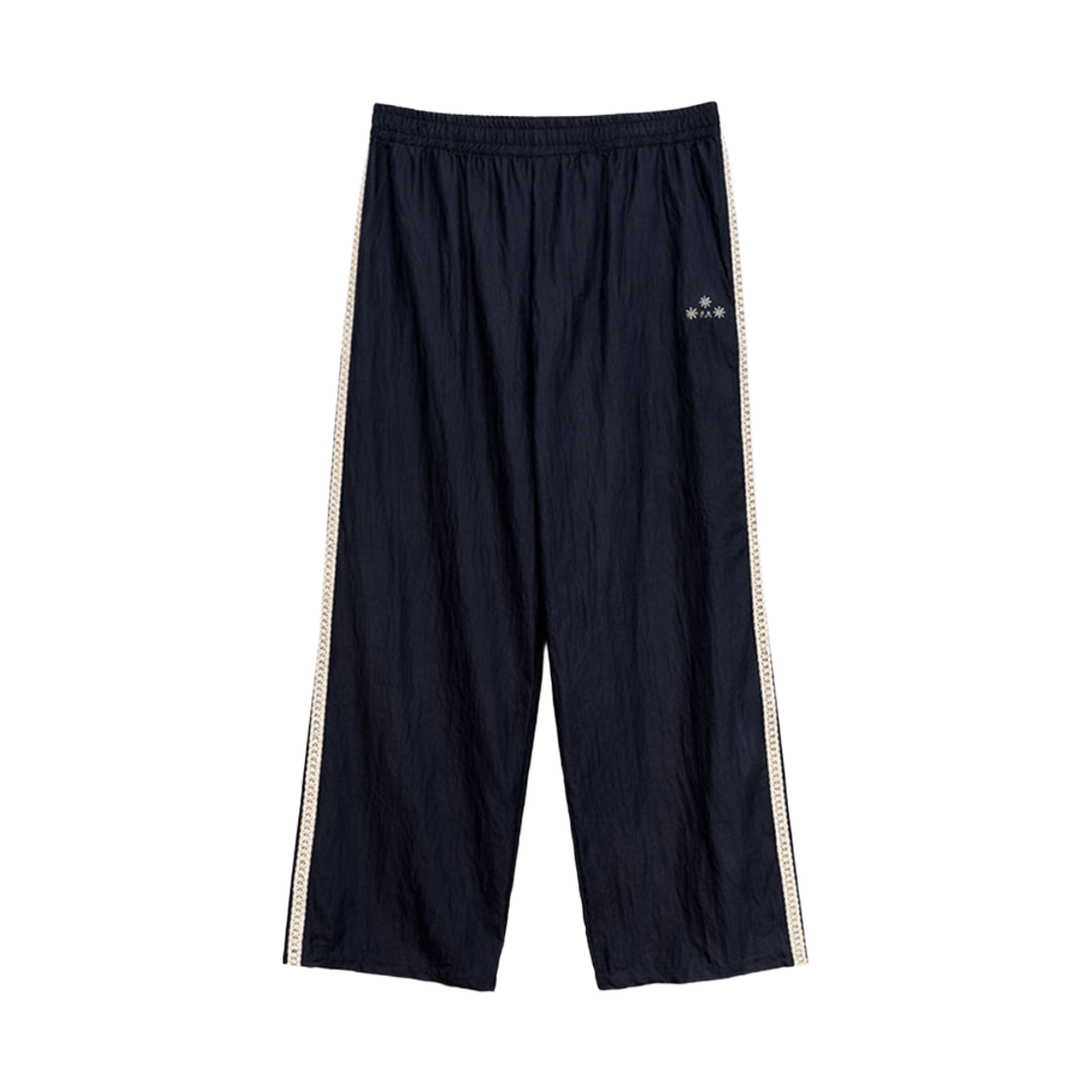 F261PT03 FRITUR Crocher Track Pants Navy