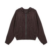 Vacant Archive Men Elio Cupra Hoodie Jacket Brown